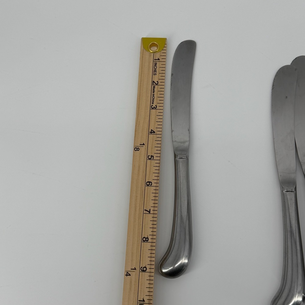 Rogers‎ & Co Stainless Korea Steak Knives Set of 3 Pistol Grip Serrated Silver - Picture 5 of 5